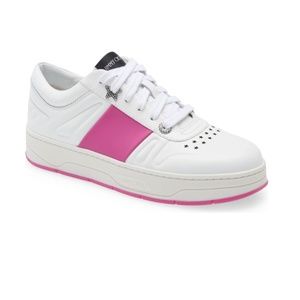 NIB $550 JIMMY CHOO Hawaii Platform Sneaker in size 39.5/9.5!